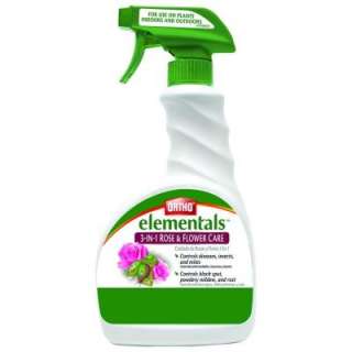 Ortho Elementals 32 oz. 3 in 1 Rose & Flower Care 0746610 at The Home 