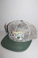 And Still x For All To Envy Vintage Green Bay Packers leather snapback 