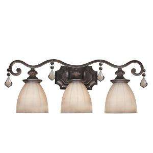 World Imports Avila Collection Bronze 3 Light Bath Bar WI168389 at The 