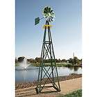 Outdoor Water Solutions Ornamental Backyard Windmill  Bronze 11ft6in H 