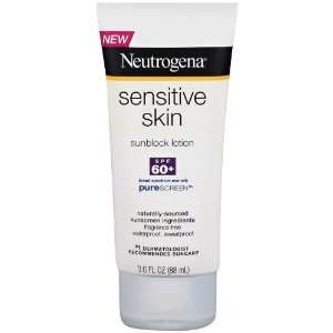 Neutrogena Sensitive Skin Sunblock Face Lotion SPF 60   Sonnenschutz 