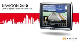  Auto   Navigon 2410 Navigationssystem (8,9 cm (3,5 Zoll), West 