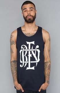 Obey The Obey Monogram Tank Top in Navy  Karmaloop   Global 