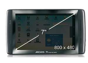 Archos 70 Internet Tablet 8 GB, 17,78 cm (7 Zoll) (Kapazitiv 