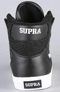 SUPRA The Vaider Sneaker in Black Mesh Action Leather  Karmaloop 