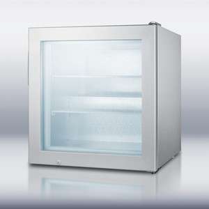 Summit SCFU386CSS compact display freezer  