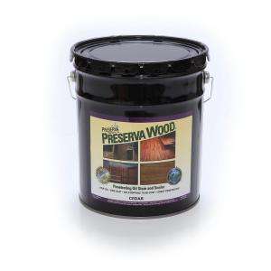 Preserva Wood 5 Gallon Oil Based Cedar Penetrating Stain and Sealer 