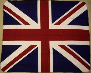 Blanket National Flag United Kingdom 50x60 NEW Fleece  