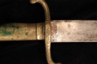 Genuine Old European Short Sword Brass Handle  