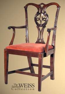SWC Chippendale Mahogany Armchair, c.1790  