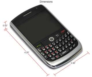 Blackberry 8900 Unlocked GSM Cell Phone   QWERTY Keyboard, GSM Quad 