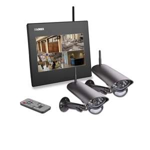 Digital Security System  two cameras, 2 way Audio, 40ft Night Vision 