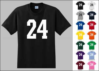 Number 24 Twenty Four T Shirt  