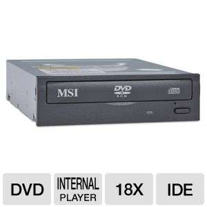 MSI DH 18D4P 18X DVDROM Drive   DVD ROM 18X, CD ROM 48X, IDE at 