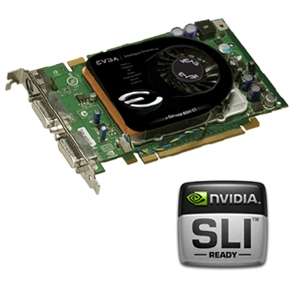 EVGA GeForce 8600 GT / 256MB GDDR3 / SLI Ready / PCI Express / DL Dual 