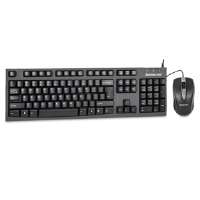 IoGear GKM513 Keyboard and Mouse Combo   USB, 800 DPI, Spill Resistant 