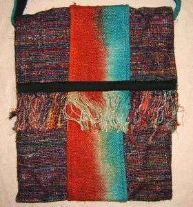 TD Recycled Silk HEMP Bag FAIR TRADE CONSCIOUSCLOTHING  