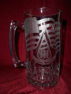 Assassins Creed Etched Beer Stein ps3 xbox360 psp  