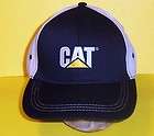 NEW CAT CATERPILLAR BLACK CAP HAT VISOR DOUBLE SURROUND CAP  