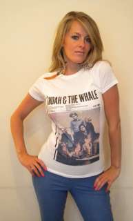 NOAH AND THE WHALE LAST NIGHT LADIES T SHIRT SOFT  