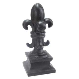 MPG 20 In. H Fleur De Lis Finial in Charcoal Finish PF4118AC at The 