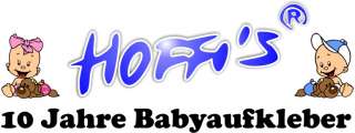 Babyaufkleber Banner