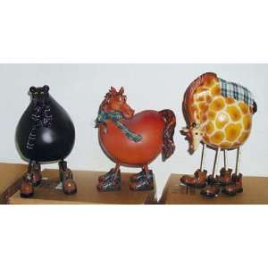   3sort H21cm 4x Pferd, 1x Bär, 1x Giraffe Spardose Tiere 3sort H21cm