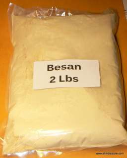 Besan Flour ( Chickpeas ) 2 Lb Bag Low Glycemic (sugar)  