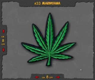 MARIHUANA ★ Joint Hanf Blatt Ganja Weed Pot Bong Cannabis Leaf 