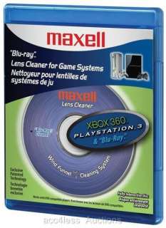 Maxell BluRay LENS CLEANER for Xbox 360 Sony PS3 2UFAST  