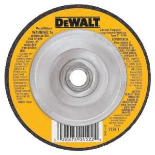 DEWALT 4 1/2 In. X 1/8 In. X 5/8 In.  11 General Purpose Metal Cutting 