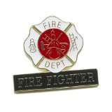 Fire Fighter FD Fire Department Feuerwehr Luxus Pin Pins Metall 
