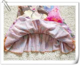 Girls Kids1 7Y Princess Dora Costume Summer Top Fairy Dress Tutu Skirt 