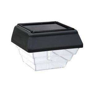   Black Solar Light for Posts or Stairs (2 Pk) 125289 