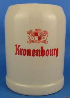 BAUDOUR Belgium Kronenbourg Pottery Stein  