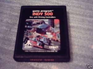 ATARI 2600 GAME; INDY 500 Racing *RARE 2* CX2611  