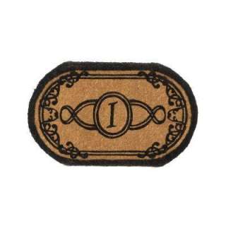 Perfect Home Lexington Oval Monogram Mat 24 In. X 39 In. X (117886 