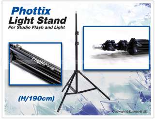 Phottix High Quality Light Lighting Stand studio Flash P 190 580 SB900 