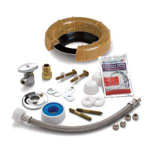 DBHL No Seep #3 Toilet Installation Kit for Wall Water Supply 011920 