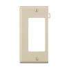 Gang Light Almond Standard Sectional End Outlet Wall Plate