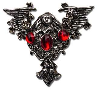 Gothic Amulett Vampir Anhänger Kette Mitternachtsengel  
