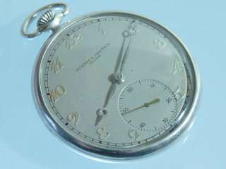 B540 Rare Antique Alcan Vacheron Constantin Aluminum Pocket Watch 1951 