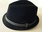 MENS AMERICAN EAGLE FEDORA BLACK BUCKET HAT CAP SIZE L/XL