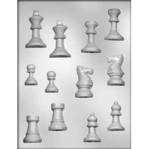 inch Chess Pieces Chocolate Candy Mold  