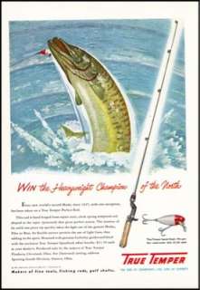 This item is a 1949 magazine print advertisement for True Temper’s 