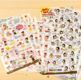 Diary Docoration Sticker My little friend S+Day&Day  