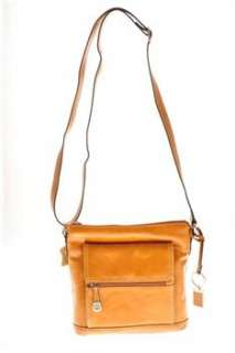 Giani Bernini NEW Leather Shoulder Medium Handbag Yellow Bag  