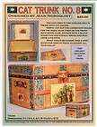 Jean Nordquists Cat Paper Covered DOLL TRUNK KIT 7 1/4