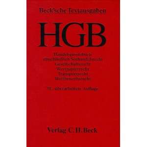 Handelsgesetzbuch ( HGB)  Bücher