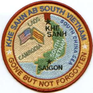 USAF BASE PATCH, KHE SAHN AIR BASE SOUTH VIETNAM *  